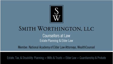 Smith Worthington, Counselor at Law: Branding, Identity, Business Card, Stationery, Signage