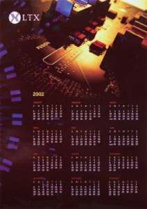 LTX Corporation: Corporate Calendar, Art Direction